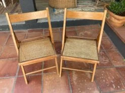 2 Cane Chairs 1950