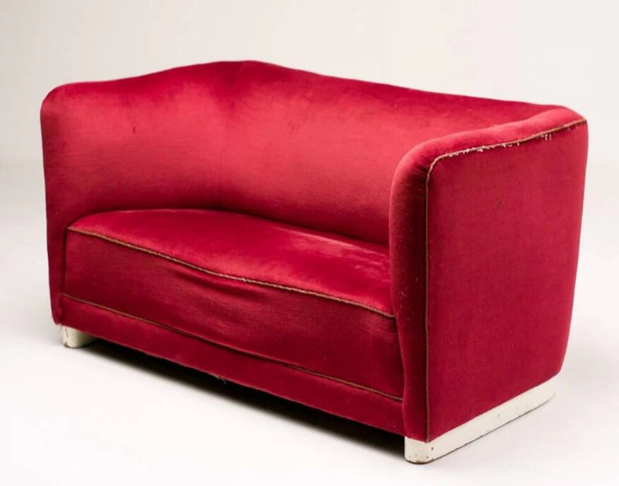 Ole Wanscher Curved Sofa From 1930's - Image 8