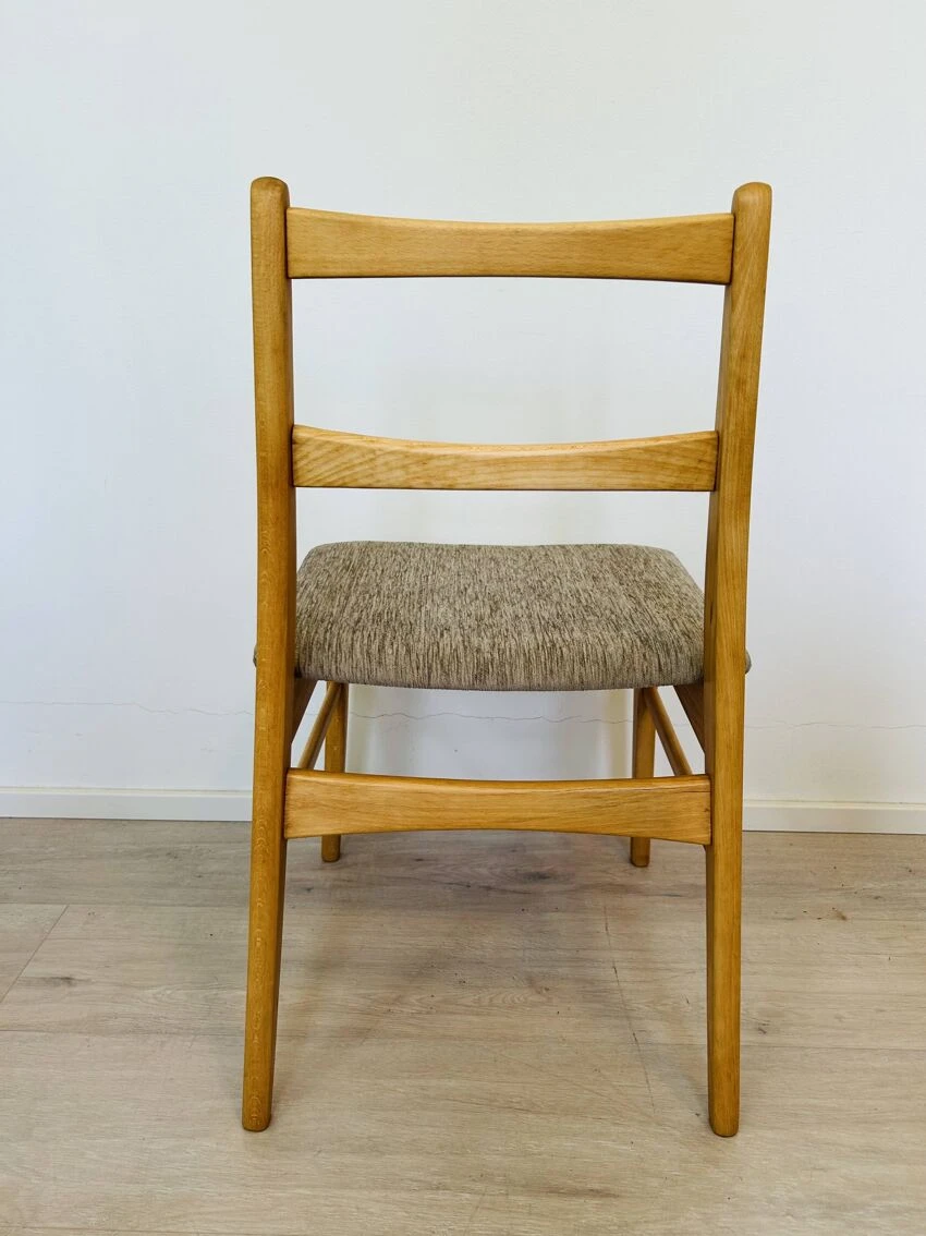 Mid Century Dining Chairs From Czechoslovakia 1970's Set Of 4 - Image 13