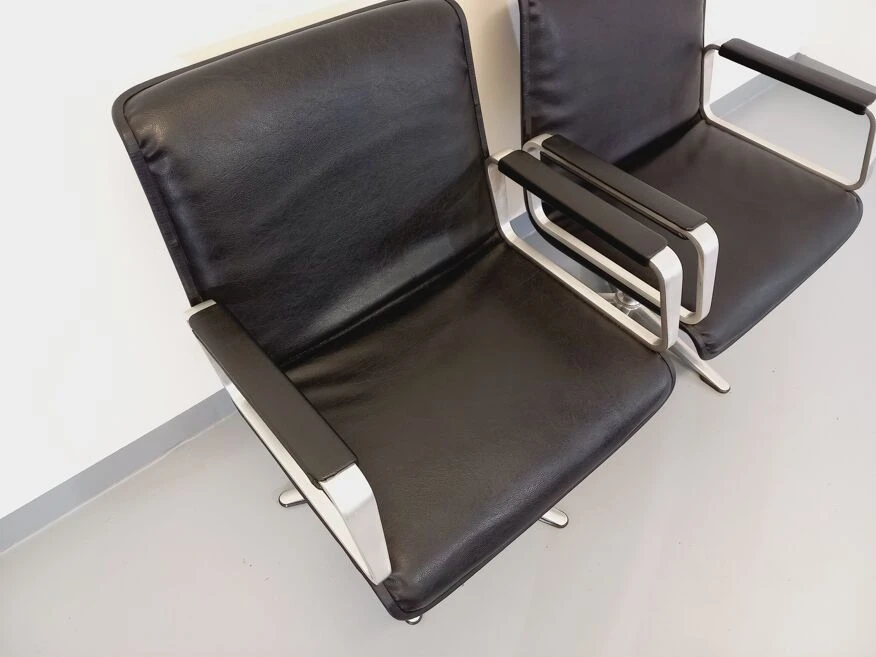 Pair Of Vintage Office Armchairs From The 60s And 70s By Wilkhahn - Image 12