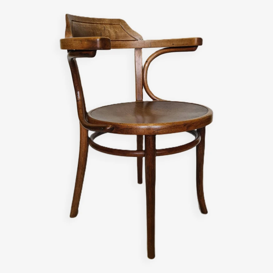 Office Chair Made Of Beech Wood By Otto Wagner For Thonet, Early 20th Century - Image 3