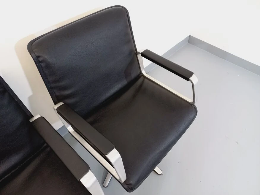 Pair Of Vintage Office Armchairs From The 60s And 70s By Wilkhahn - Image 10