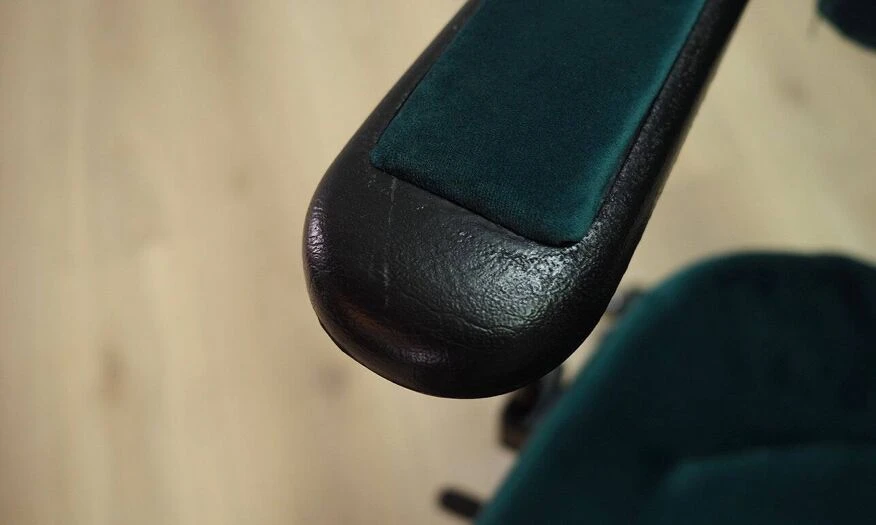 Green Office Armchair, Danish Design, 1970s, Production: Denmark - Image 14