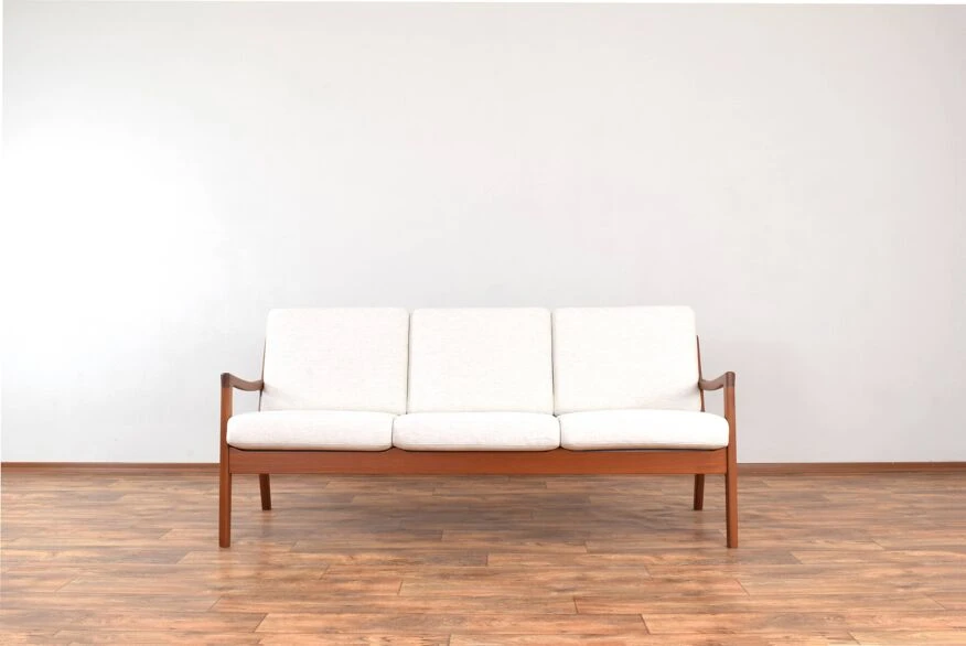 Mid-Century Danish Teak Sofa By Ole Wanscher For Cado, 1960s - Image 11