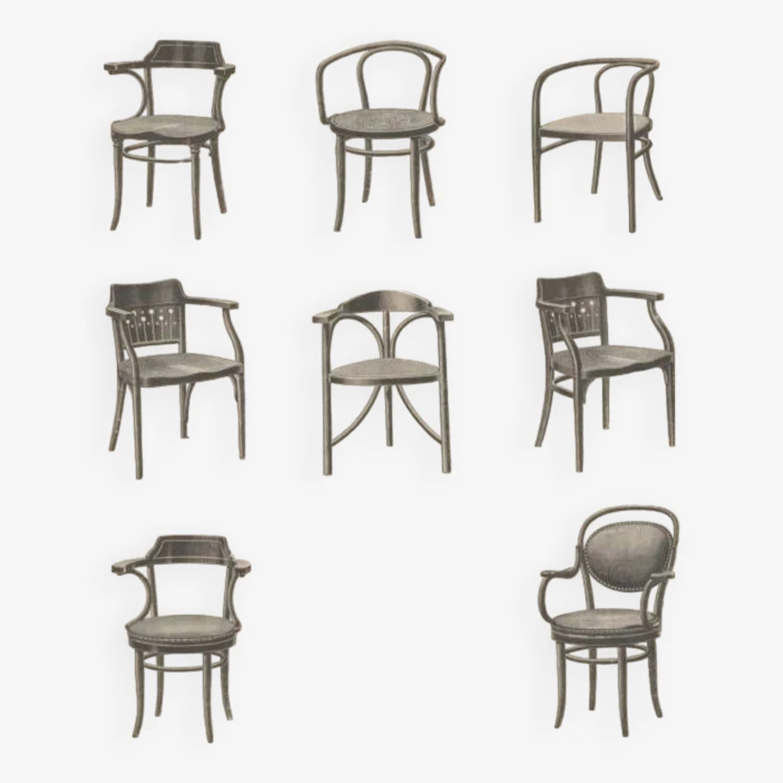 Office Chair Made Of Beech Wood By Otto Wagner For Thonet, Early 20th Century - Image 8