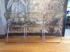 3 Plia Chairs By Giancarlo Piretti For Castelli
