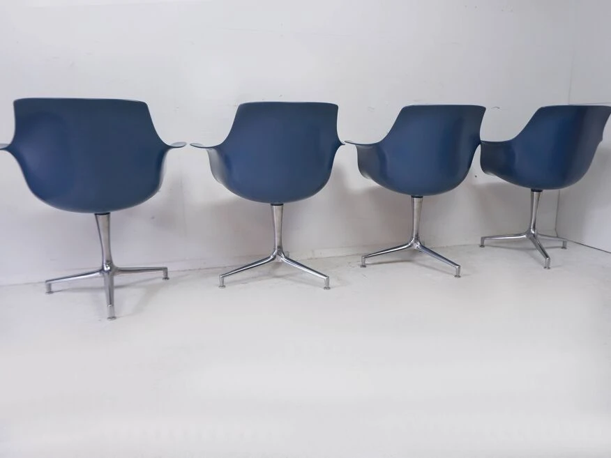 Set Of 4 Jorgen Kastholm Chairs. Denmark - Image 8