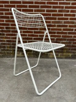 Vintage Folding Chair "Ted Net" By Niels Gammelgaard For Ikea 1976
