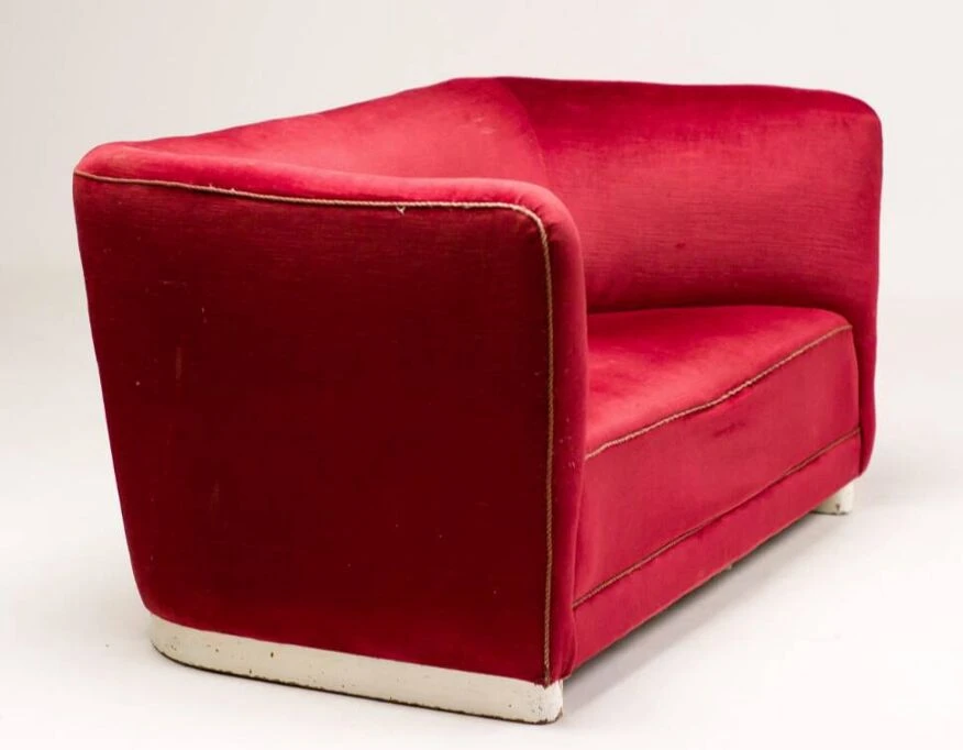 Ole Wanscher Curved Sofa From 1930's - Image 9