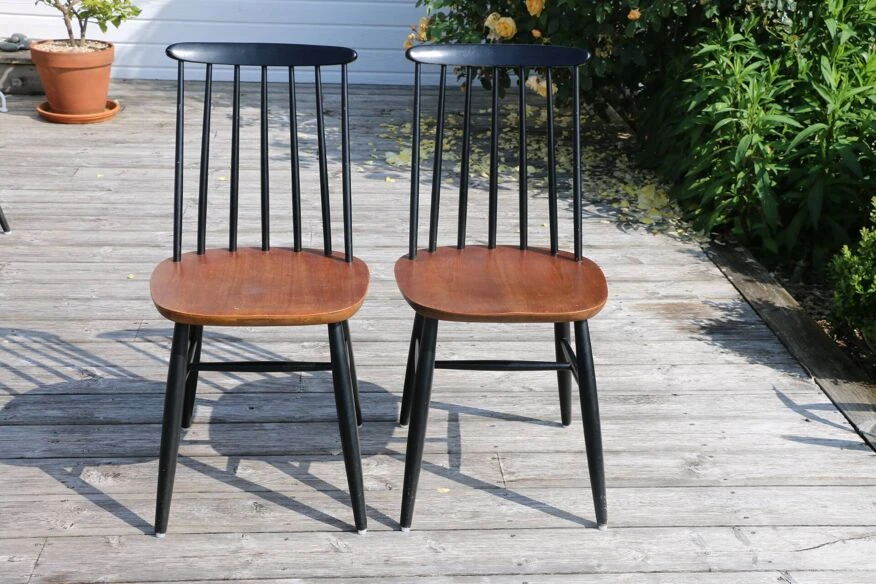 2 Fanette Chairs By Ilmari Tapiovaara - Image 8