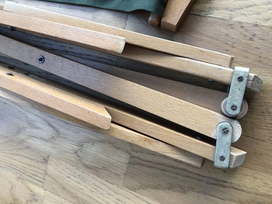 Set Of 2 Praia Folding Chairs By Pier Giacomo Castiglioni For Gavina, Italy, 1960s - Image 2