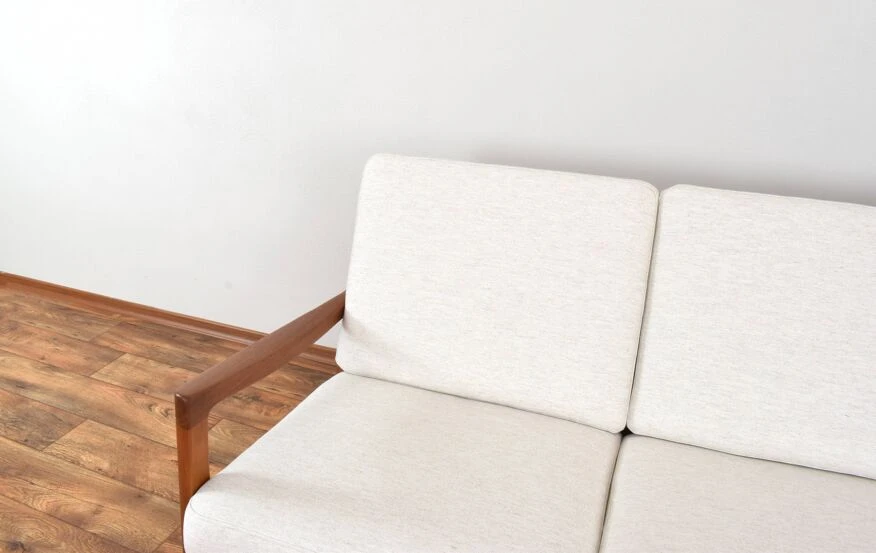 Mid-Century Danish Teak Sofa By Ole Wanscher For Cado, 1960s - Image 12