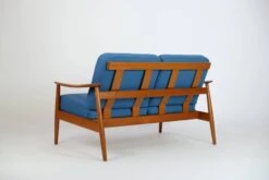 Arne Vodder Canapé 2 Places En Teck MidCentury 60er Vintage Danois