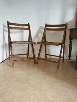 Pair Of Vintage Folding Chairs