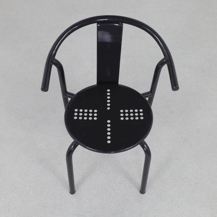 6x Postmodern Dining Chair “Maxmo” By Ikea, 1980s