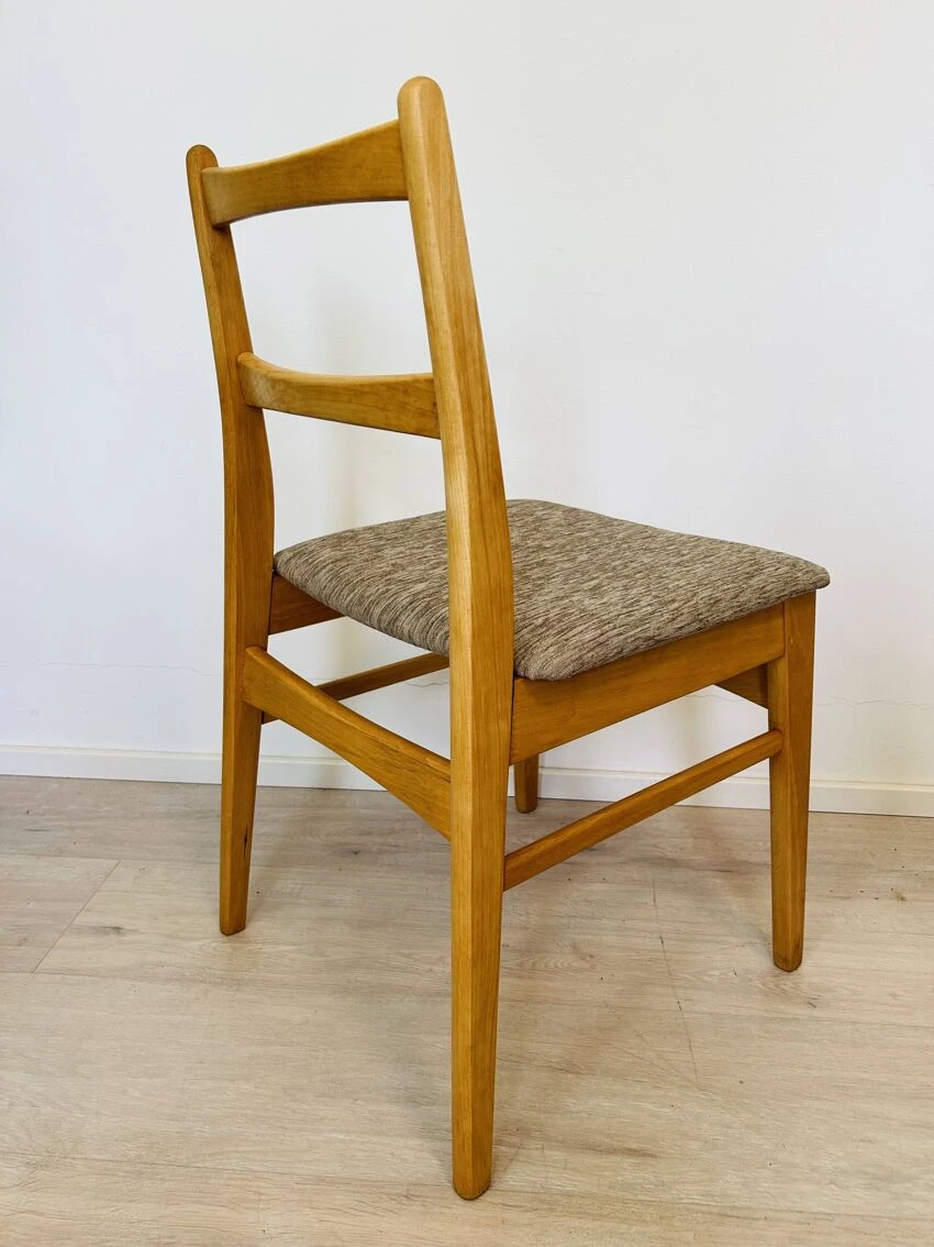 Mid Century Dining Chairs From Czechoslovakia 1970's Set Of 4 - Image 12