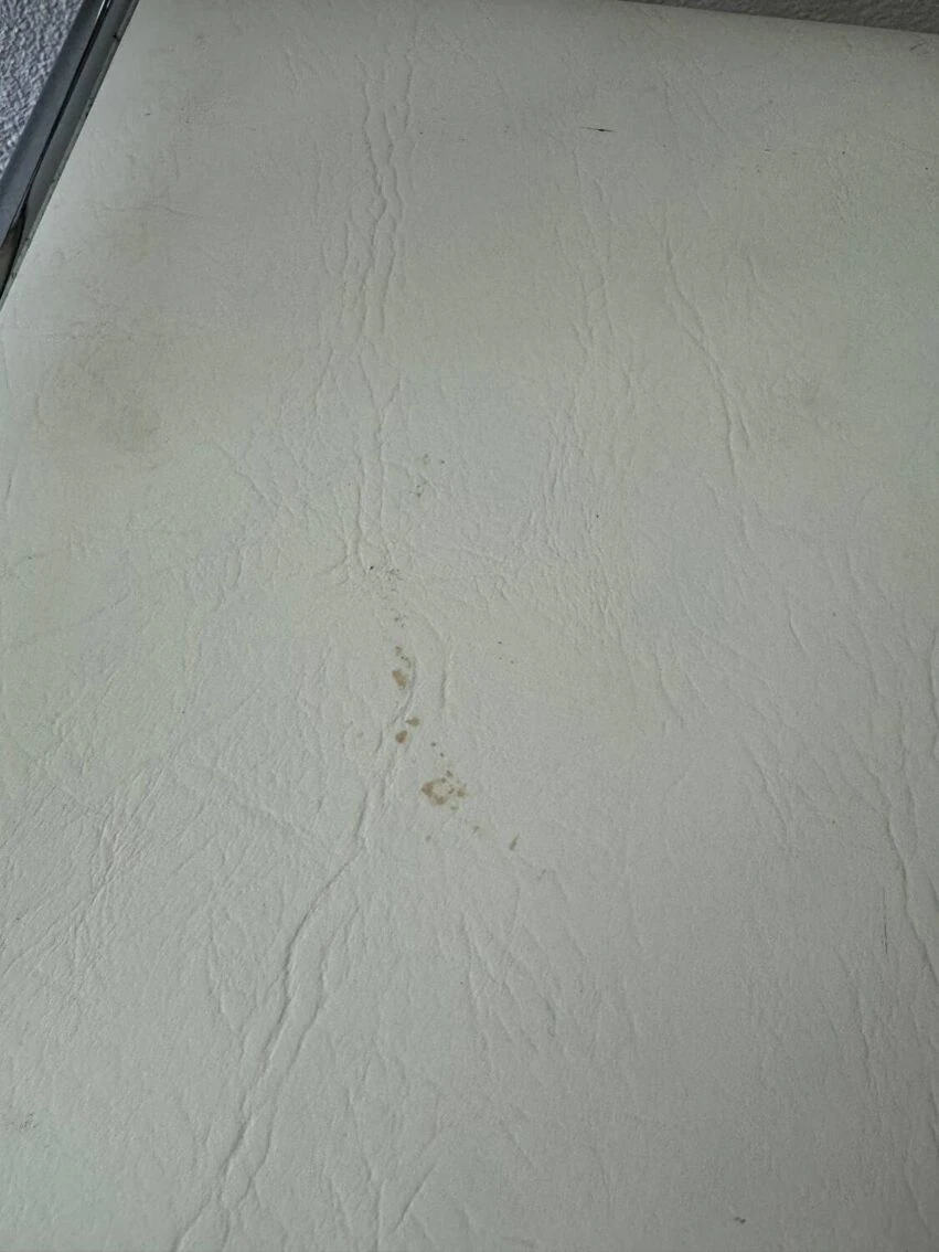 White Skaï Tubular Design Chairs From The 70s (X2)