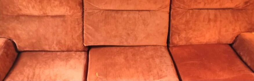 Vintage Velvet Sofa - Image 5