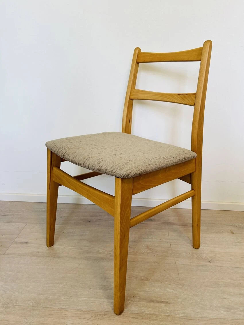 Mid Century Dining Chairs From Czechoslovakia 1970's Set Of 4 - Image 14