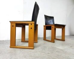 Set Of 6 Vintage Dining Chairs By Tobia & Afra Scarpa, 1970s