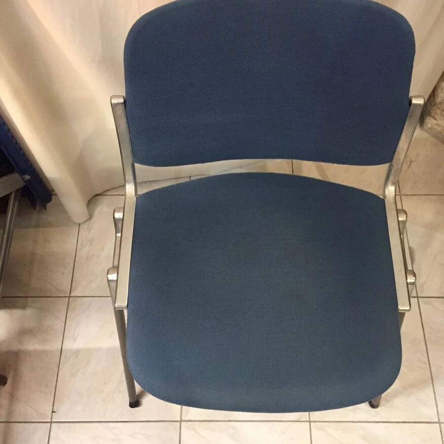 70s Castelli Blue Chair - Image 4