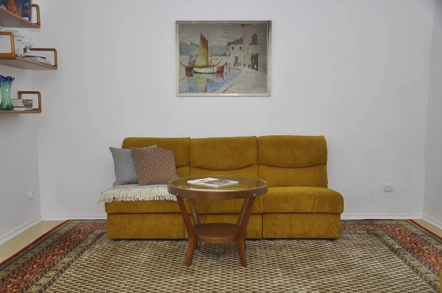 Corduroy Modular Sofa, 1970s, Set Of 3 - Image 8