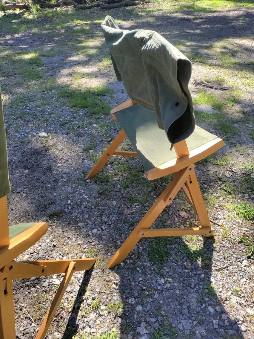 Set Of 2 Praia Folding Chairs By Pier Giacomo Castiglioni For Gavina, Italy, 1960s - Image 13