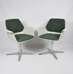 A Set Of Chairs Designed By G. Leowald For Wilkhahn, 1960s