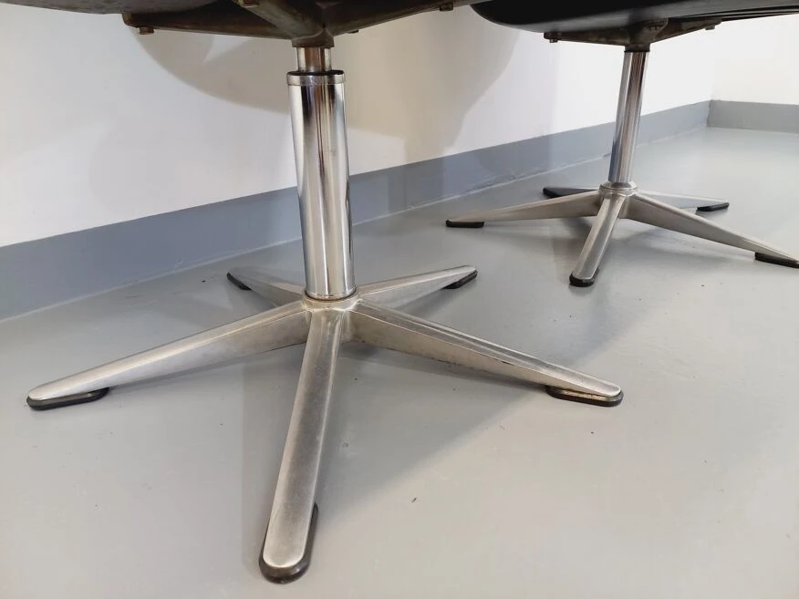 Pair Of Vintage Office Armchairs From The 60s And 70s By Wilkhahn - Image 9