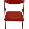 Vintage TED Folding Chair Design By Niels Gammelgaard 1980s Ikea In Red