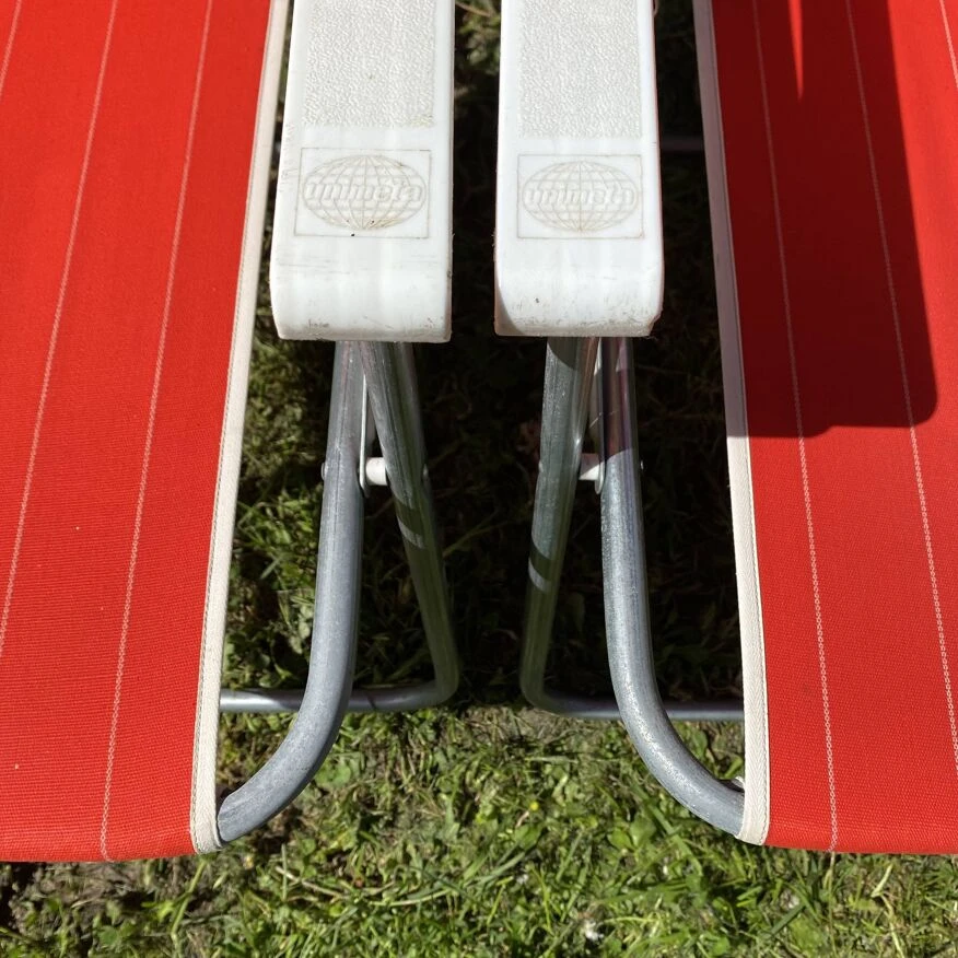 Pair Of Folding Camping Chairs From The 70s