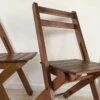 Folding Chair Stamped With Wood Fire