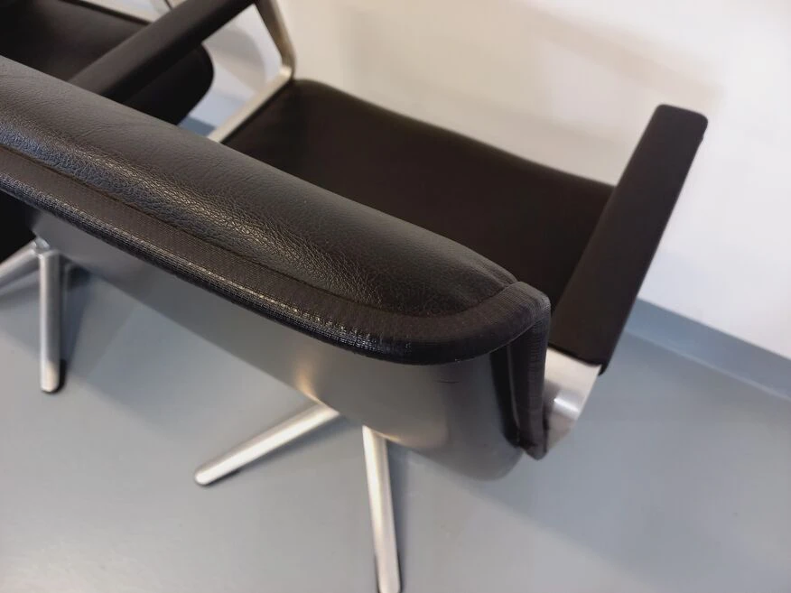 Pair Of Vintage Office Armchairs From The 60s And 70s By Wilkhahn - Image 5