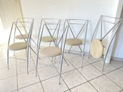 2 Cinderella Folding Chairs Design HiroyukiYamakado Vintage 1986