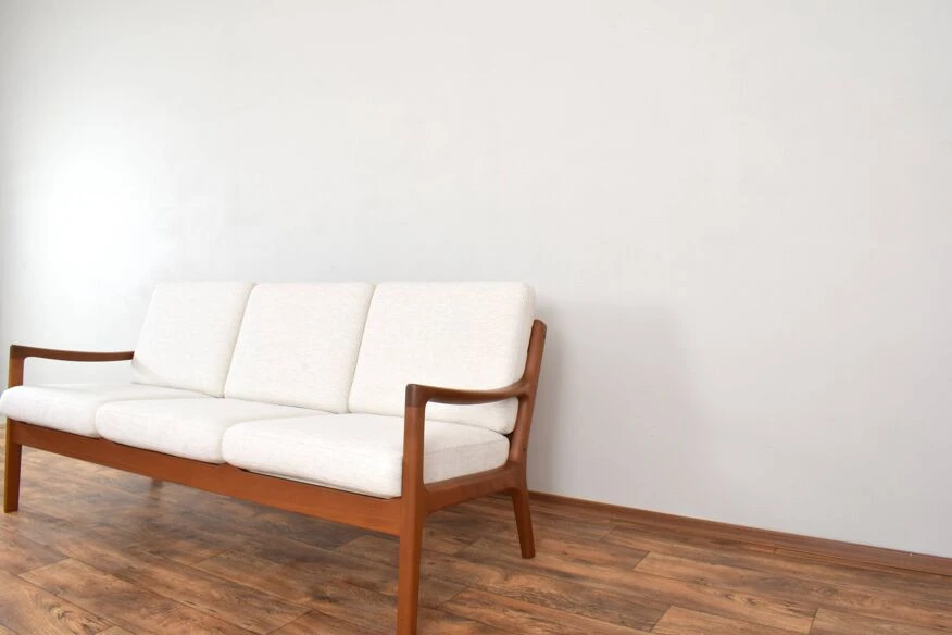 Mid-Century Danish Teak Sofa By Ole Wanscher For Cado, 1960s - Image 7