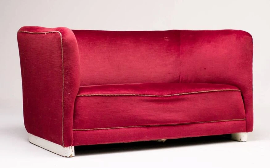 Ole Wanscher Curved Sofa From 1930's - Image 11