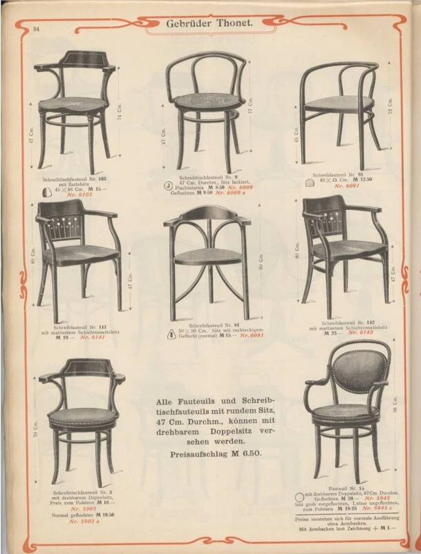 Office Chair Made Of Beech Wood By Otto Wagner For Thonet, Early 20th Century