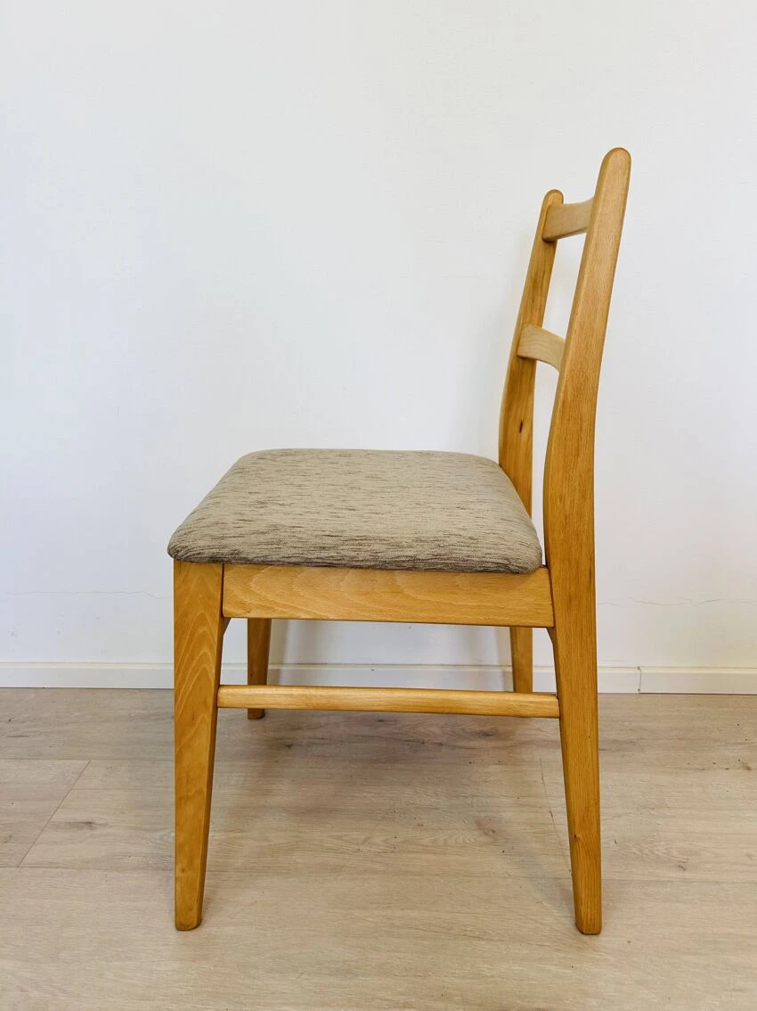 Mid Century Dining Chairs From Czechoslovakia 1970's Set Of 4 - Image 7