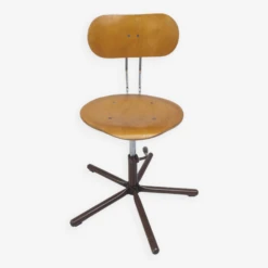 Swivel Chair, KOVONA Czechoslovakia 1970s VINTAGE. Industrial