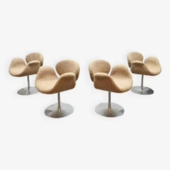 Vintage Dutch Design 'little Tulip' Chairs Pierre Paulin Artifort ''Teddy''
