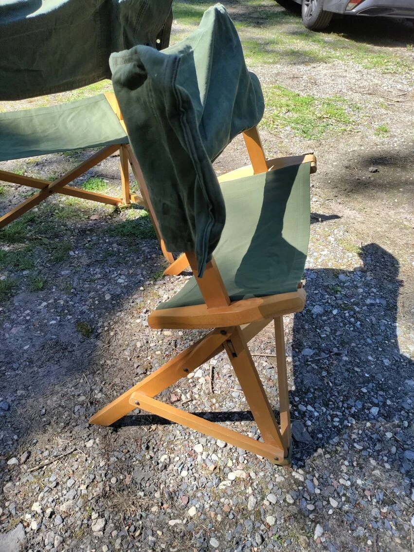 Set Of 2 Praia Folding Chairs By Pier Giacomo Castiglioni For Gavina, Italy, 1960s - Image 6